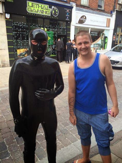 i don t go around to scare people its all for charity the gimp man of