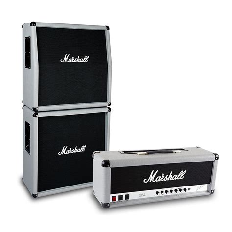 marshall  silver jubilee   stack  angled  cabinet musicians friend