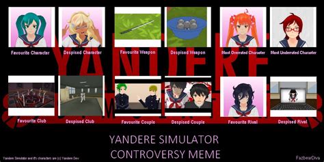 yandere simulator controversy meme by sassy storm on deviantart