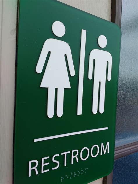Unisex Restroom Sign Picture Free Photograph Photos