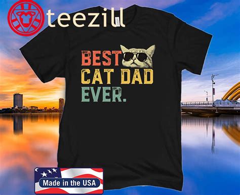 cat dad   shirt cat daddy gift  shirt fathers day  teezill