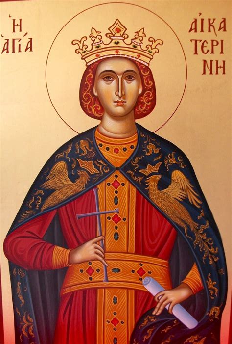 st katherine st catherine orthodox icons saint catherine  alexandria paint icon