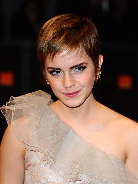 emma watson short hair collection celebrity porn photo