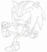 Sonic Darkspine Pages Coloring Template sketch template