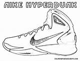 Coloring Pages Basketball Shoe Shoes Nike Jordan Lebron James Sheets Michael Nba Kids Air Color Printable Drawing Curry Yescoloring Logo sketch template