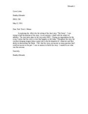 short story cover letter template  cover letter library
