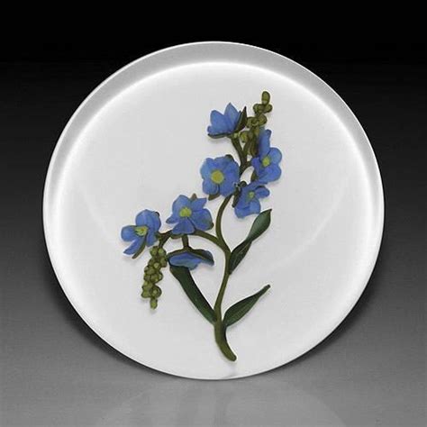Paul Stankard 1987 Forget Me Nots Paperweight