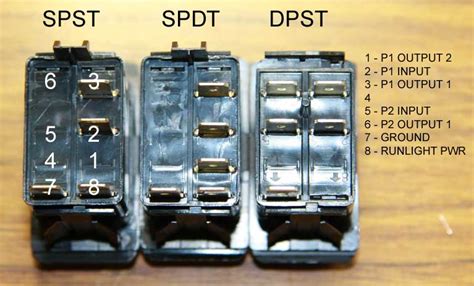 pin led rocker switch wiring diagram extras wiring  rocker switch depends   type