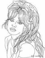 Brigitte Bardot Grande Hellokids Coloriage Ariana Coloriages Drucken Farben Dibujo Colorings Piaf Edith Línea sketch template