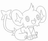 Shinx Lineart Downloaden Uitprinten sketch template