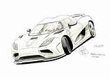 Koenigsegg Coloring Agera Pages Car Cars Information Drawings sketch template