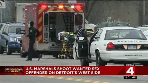 Us Marshals Shoot Wanted Fugitive On Detroit S West Side