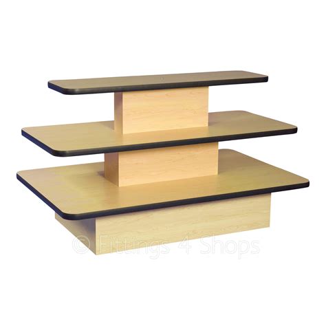 tier rectangle display table fittings  shops