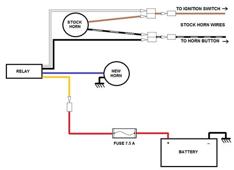 horn kit wiring diagram