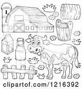 Outlined Visekart Cow sketch template
