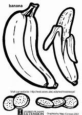Banana Coloring Banane Pages Para Colorear Ausmalbild Platano Ausmalen Peel Clipart Zum Macho Malvorlage Drawing Edupics Library Schule Für Bild sketch template