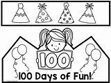 School Headband Template 100th Hat Crown Craft Preview sketch template