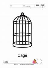 Cage Coloring Pages Birds Designlooter Colori 24kb 1414 2000px Larger sketch template