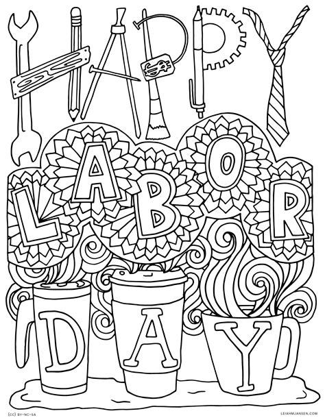 labor day coloring pages  printable