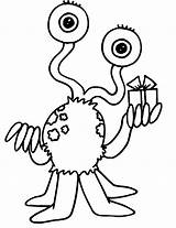 Kids Alien Clipart Aliens Colouring Coloring Pages Library sketch template