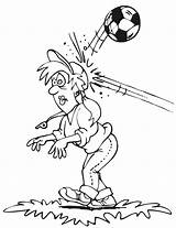 Coloring Soccer Pages Cliparts Cartoon Rugrats Clipart Girl Hit Ball Drawing Library Mcguire Lizzie Animated Favorites Add sketch template