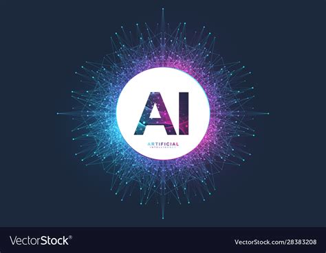 artificial intelligence logo artificial royalty  vector