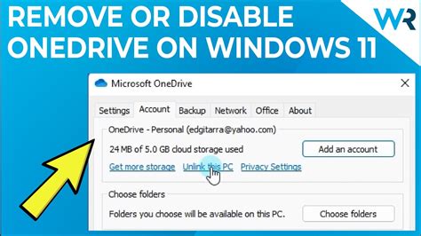 remove onedrive  windows   disable