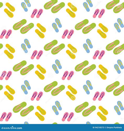 flip flops pattern stock vector illustration  flop