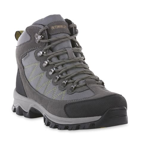 outdoor life mens bradford gray waterproof hiking boot shop    shopping earn