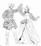 Renascimento Kleidung Ausmalen Prinzessin Mittelalter Kleurplaten Historische Unterhose Bunte Engeland sketch template