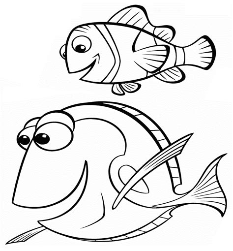 dory coloring pages educative printable