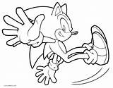 Unleashed Sonic Pages Coloring Getcolorings sketch template