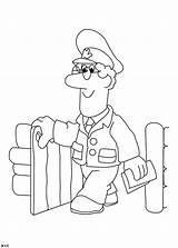 Pat Postman Coloring Pages Post Colouring Office Postbode Pan Kleurplaten Pieter Print Clipart Printable Mail Kids Popular Sheets sketch template