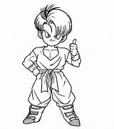 Trunks Dibujar Goku Lapiz Gratistodo Artículo Vegeta Dbz Imprimir sketch template