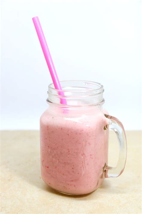 strawberry breakfast protein smoothie spoonful  kindness