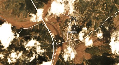 Satellite Imagery Reveals Major Flooding Along Pyongyang