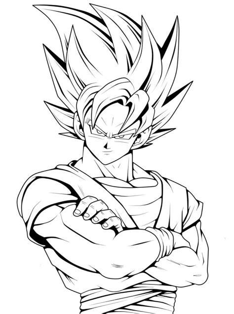 dragon ball  coloring pages  printable coloring pages