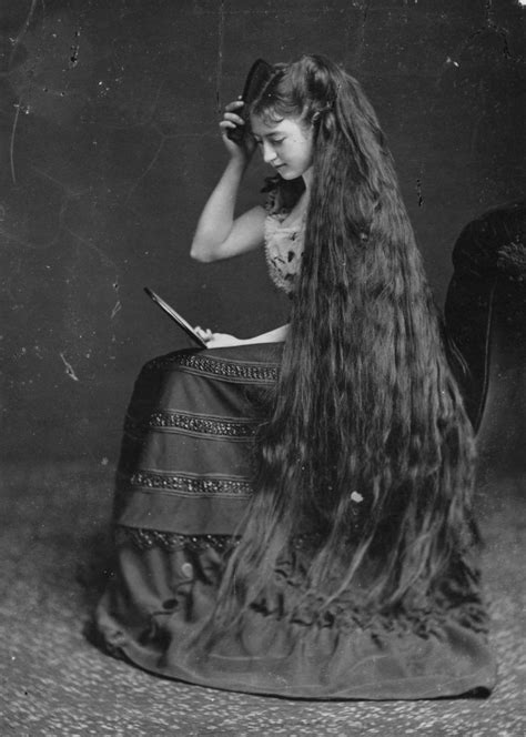 a bewitching compendium of victorians letting their hair