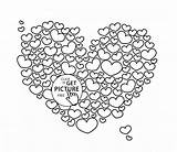 Heart Coloring Pages Big Hearts Lots Color Getcolorings Girls Print Printable Tableau Choisir Un sketch template