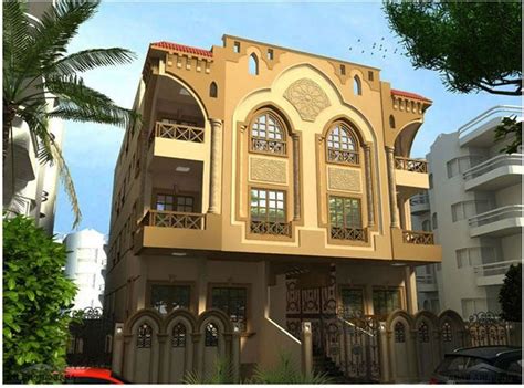 arab arch sfh  mosque design islamic architecture house elevation