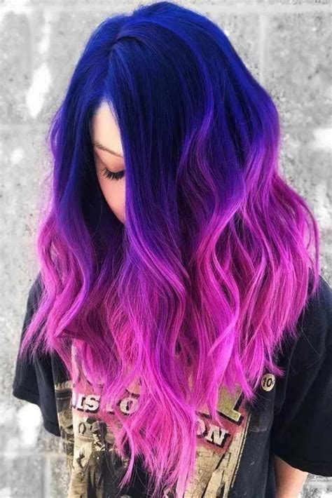36 Trendy Hair Color Crazy Fun 21 In 2020 Blue Ombre