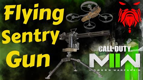 flying sentry gun modern warfare  recon drone glitch call  duty mw youtube
