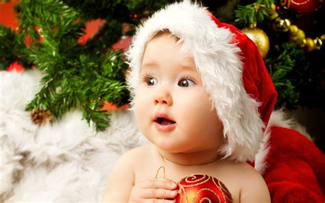 cute adorable baby santa wallpapers hd wallpapers id