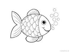 rainbow fish template   pages page  vbs pinterest