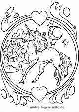 Einhorn Malvorlage Ausmalbild Pferde Unicorn Ausmalen Einhörner Kostenlose Prinzessin Schloss Feen Fee Einhorner Zeichnen Malbuch sketch template