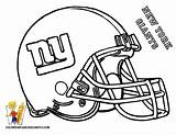 Coloring Giants Helmet Ny Football Printable Pages York Birthday Helmets Parties Team sketch template