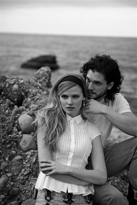 Kit Harington Appears In Vogue With Lara Stone