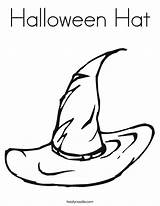 Coloring Hat Pages Halloween Witches Witch Drawing Chef Printable Cauldron Print Worksheet Getcolorings Getdrawings Favorites Login Add Twistynoodle Color Noodle sketch template