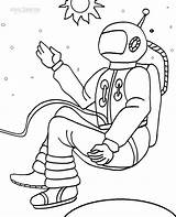 Astronaut Coloring Pages Kids Space Cool2bkids Printable Sheets Choose Board sketch template