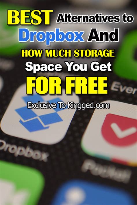 alternatives  dropbox    storage space     storage spaces